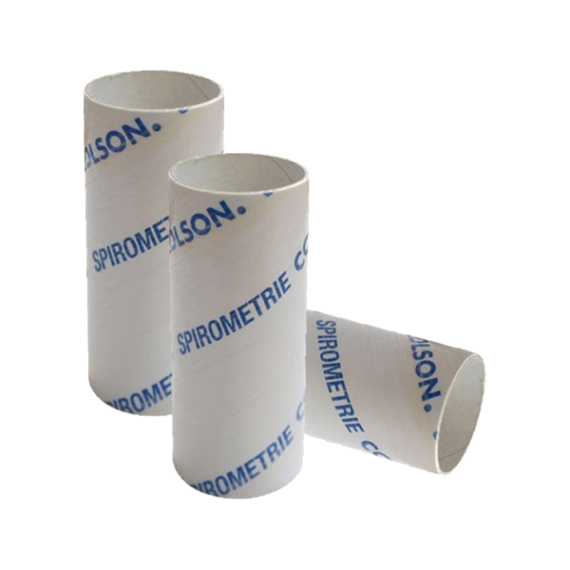 COLSON 30mm Karton-Endkappen für Spirometer und Durchflussmesser