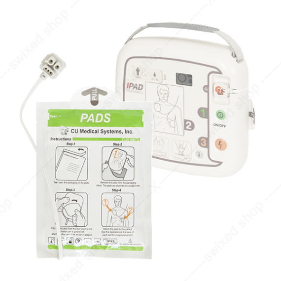 Electrodos adultos para desfibrilador CU Medical I-PAD SP1