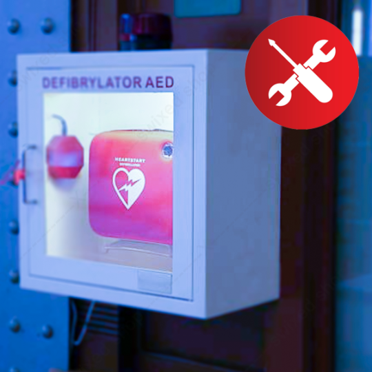 Maintenance and testing of AED defibrillators