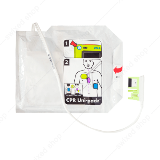 Electrodes universelles CPR Uni Padz pour Zoll AED 3